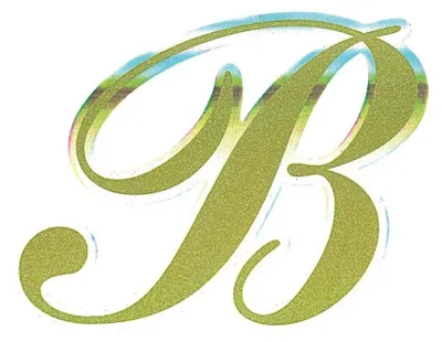 Obrázek produktu pro Samolepka s monogramem, písmeno B