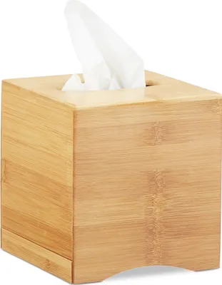 Produktbild von relaxdays Kosmetiktücherbox quadratisch