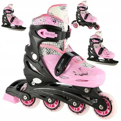Image de Patins NILS Extreme NH18331 4in1 rose M(35-38)