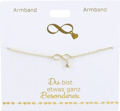 Produktbild von Vergoldetes Armband "Unendlichkeit"