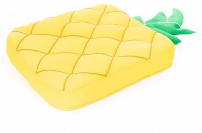 Produktbild von Westmann Stoff Schwimminsel Ananas Gelb 68x130x13 cm