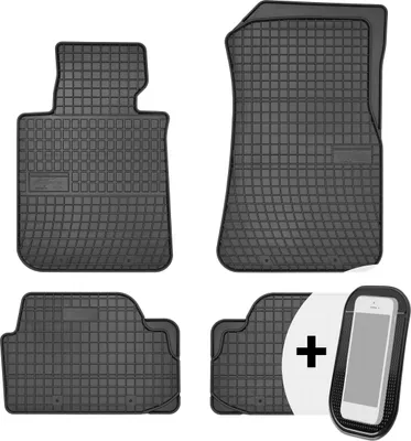 Produktbild von Gummimatten Auto Fußmatten Automatten Passgenau 4-teilig Set - passend für BMW 1er E81 E87 E88 E82 X1 E84 F20 2004-2014