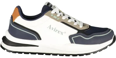 Produktbild von Herren Sportschuhe Weiß - Mit Blauen Details und Logo-Print