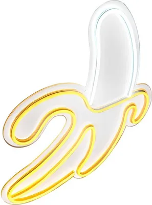 Produktbild von LED Wandleuchte, Neon Bild, Banane, H 60 cm