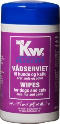 Produktbild von KW Augen- und Ohrenpflege für Hunde und Katzen - Feuchttücher, 60 Stück