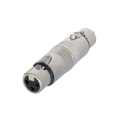 Produktbild von Neutrik NTR-NA3FF, XLR, XLR, Weiblich/Weiblich, Silber
