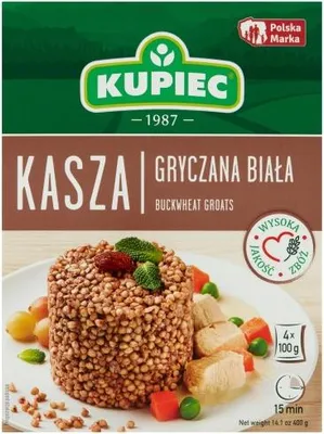 Obrázek produktu pro Buchweizenbrei Kupiec 4 x 100 g