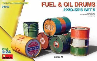 Produktbild von MINIART MA24012 Fuel & Oil Drums 1930-50's Set 2