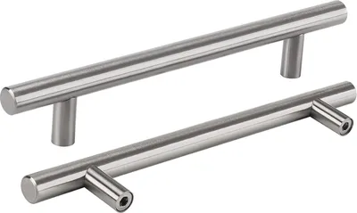Produktbild von 10 Stück Möbelgriffe Edelstahl Schrankgriffe Edelstahl Griffe für Küchenschränke Küchengriffe 128mm lochabstand Schranktürgriffe Griffe Küche Edelstahl Schubladengriffe