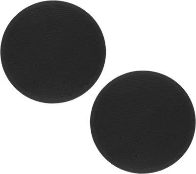 Produktbild von Silikon Topflappen 25 cm, 2 Stück, hitzebeständig, rutschfest schwarz, für Küche