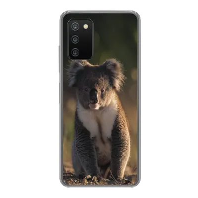 Produktbild von MuchoWow® Handyhülle Schutzhülle Hülle für Samsung Galaxy A03s Koala - Sonne - Tier - Kinder - Jungen - Mädchen Silikon Softcase Handy Hülle - Schutz
