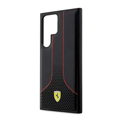 Produktbild von Ferrari Fehcs23Lpcsk S23 Ultra S918 Etui - Schwarz Perforiert 296 P
