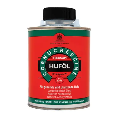 Produktbild von Carr & Day & Martin Cornucrescine Hufpflege Teebaum Huföl mit Pinsel, Größe:500ml