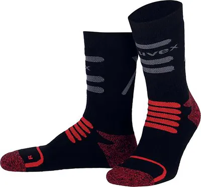 Immagine prodotto di uvex 8865842 calze "Thermal", nero / rosso, taglia 39-42