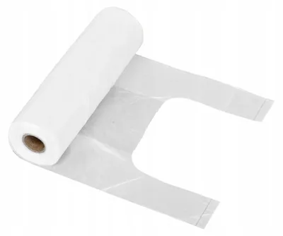 Zdjęcie produktu dla Worki na śmieci 44 x 23 cm 150 szt. reklamówki zrywki rolce wytrzymałe 5kg 44x23