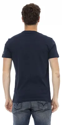 Immagine prodotto di T-shirt da uomo, modello Valiant, in cotone e viscosa, con stampa sul davanti, casual ed elegante, colore bianco, taglia S, codice prodotto 2AT04-01_WHITE