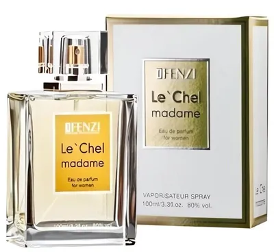 Produktbild von Jfenzi Le’chel Madame Eau de Parfum 100 ml – eleganter Damenduft mit Bergamotte, Jasmin, Rose, Patchouli und Vanille