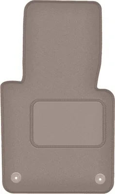 Produktbild von Fahrerfußmatte Velours beige passend für Mercedes G W461 (1978-2008, Feld) – mit Befestigungen – passgenau