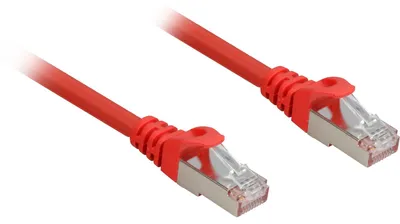 Produktbild von Patchkabel RJ45 Cat.6a SFTP (rot, 25 cm, LSOH (Halogenfrei))