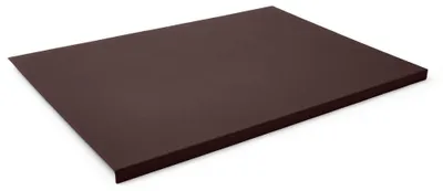 Produktbild von Schreibtischunterlage Adamantis 70 x 50 - Echtes Leder Dunkel Braun - Hergestellt in Italien - Eglooh