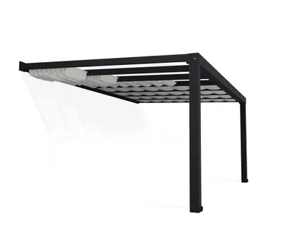 Produktbild von Palram - Canopia Sonnensegel für Terrassendach Stockholm Weiß 340x515 cm
