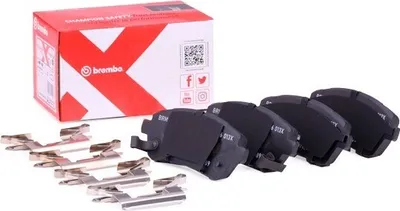 Produktbild von BREMBO Bremsbeläge Satz Vorne für FORD Fiesta Mk6 Schrägheck (JA8, JR8) P 16 013X