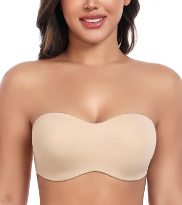 Produktbild von Damen BH Große Größen Bandeau Multiway (100E, Beige)