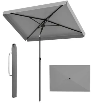 Obrázek produktu pro Zahradní slunečník NP13321GR, 200 x 130 cm, šedý