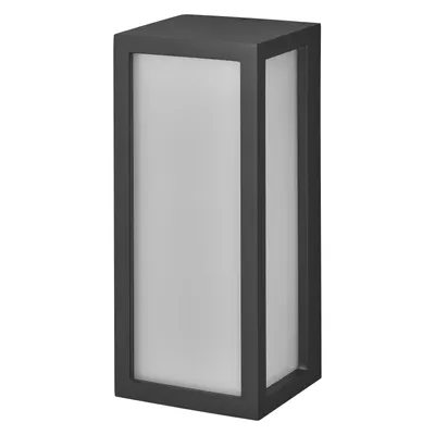 Zdjęcie produktu dla OSRAM ENDURA CLASSIC RADO W lampa zewnętrzna, ścienna, gniazdo E27, ciemnoszara, aluminium, szybki i łatwy montaż, matowy dyfuzor, stopień ochrony IP65, do użytku zewnętrznego