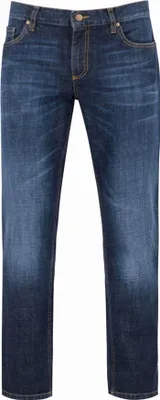 Produktbild von Alberto - Herren 5-Pocket Jeans PIPE - Authentic Denim (8937 1896), Größe:W34, Länge:L34, Farbe:Navy (891)