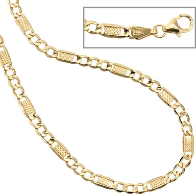 Produktbild von JOBO Halskette Kette 333 Gold Gelbgold 45 cm Karabiner