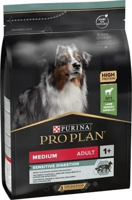 Productafbeelding van ProPlan Hondenvoer Volwassen Honden, Medium, Optidigest Lam, 3 kg