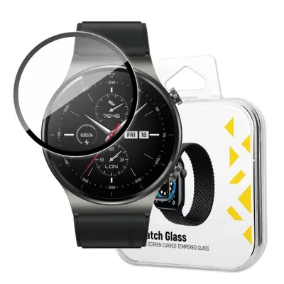 Obrázek produktu pro MG Watch Glass ochranné sklo na Huawei Watch GT 2 46 mm, černé