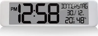 Produktbild von Technoline WS 8120, Wand/Tisch, Digitale Uhr, Rechteck, Weiß, Akku, AA