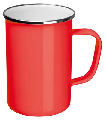 Produktbild von Emaille Tasse / Füllvermögen: 550ml / Farbe: rot