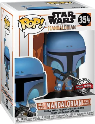 Obrázek produktu pro Funko POP! Star Wars Mandalorian - Smrtící hlídka Mandaloriana (dva pruhy) #354