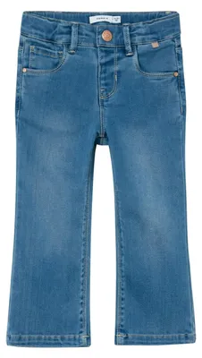 Produktbild von NAME IT Mädchen Nmfsalli 8292-to Noos Bootcut-Jeans, Light Blue Denim, 104 EU
