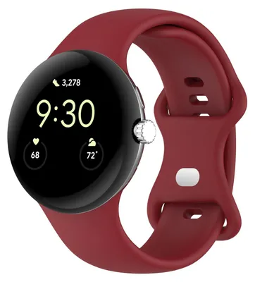 Obrázek produktu pro Silikonový řemínek k chytrým hodinkám Google Pixel Watch 4 / 3, 45 mm, s motýlkovou sponou