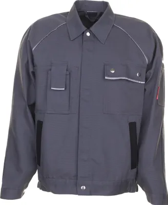 Produktbild von Größe 28 Herren Planam Canvas 320 Bundjacke grau schwarz Modell 2113