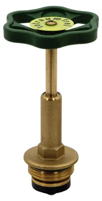 Image de Boîtier de raccordement JS, siège de vis pour robinet d'arrêt, DN25, 1 pouce, laiton, EPDM