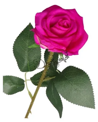 Immagine prodotto di Fiori artificiali, rosa, rosa in velluto, 46 cm