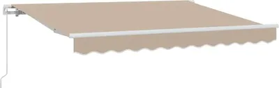 Obrázek produktu pro vidaXL Výsuvná markýza, béžová, 300 x 200 cm, látka