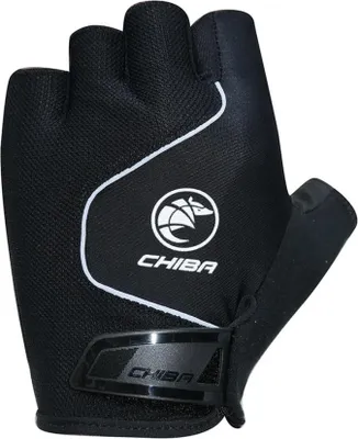 Produktbild von CHIBA Cool Air - Radhandschuhe kurz, schwarz, Größe M, atmungsaktiv, Gelpolst....