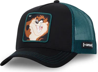 Produktbild von CAPSLAB HFT Trucker Mesh Cap Looney Tunes TAZ Black/Turquise