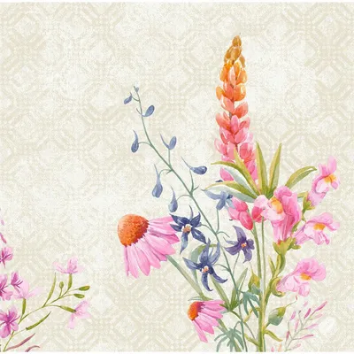 Produktbild von Duni Floret, Weiß, Papier, Abbildung, 400 mm, 400 mm, 60 Stück(e)