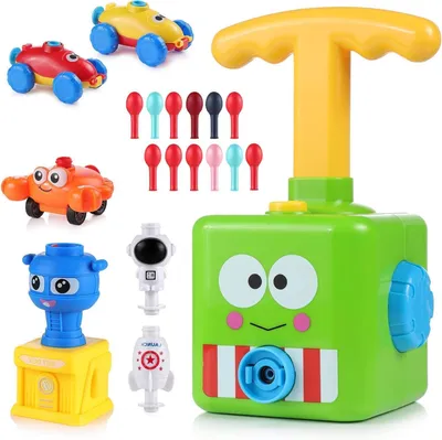 Productafbeelding van Ballon Auto Speelgoed - Wetenschap Experiment - Educatief Spelen - Twee Speelmodi - 10 x 5 x 5 cm - Groen