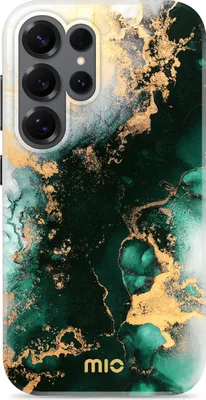 Produktbild von MIO Handyhülle für Samsung Galaxy S26 Ultra MagSafe Hülle Hardcase Backcover - Green Marble