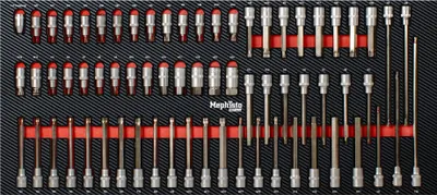 Produktbild von Mephisto ProLine Werkzeug Steckschlüssel-Set in Carbon Look Soft Inlay