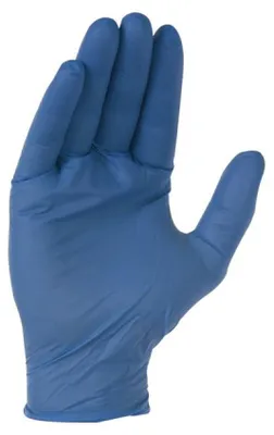 Produktbild von Blau Nitrilhandschuhe XXL Packung mit 100 Stück - 13681-10