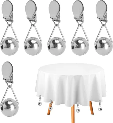 8 Stück Tischdeckenbeschwerer magnetisch Edelstahl Gewichte